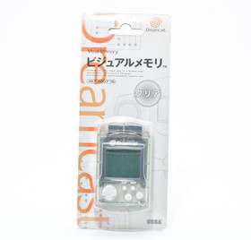 Sega Dreamcast Controller Clear Visual Memory Set Box Tested Rare 2001 LE Japan