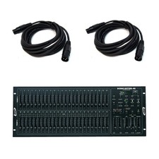 American DJ SCENE SETTER-48 48 Channel DMX Dimming Console with 15-Feet Cable