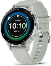 Image of Garmin Venu 3S GPS 41mm Smartwatch, AMOLED Touchscreen, Sage Green