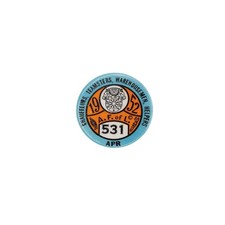 Vintage 1952 US Teamsters Union Badge Bastian Bros Horse Logo Collectible