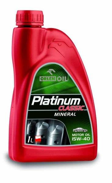 Huile moteur minérale VW TARO 2.4 15W40 ORLEN PLATINUM CLASSIC pour vidange