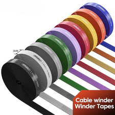 Hook and Loop Cable Organizer – Cord Winder USB Cable Management Straps