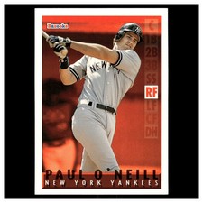 Paul ONeill #RH-10 1995 Bazooka Red Hot New York Yankees Baseball Card MLB
