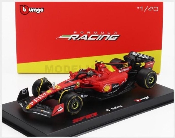 Burago 18-36835-S-MONZA Ferrari - F1 SF-23 Team Scuderia Ferrari N 55 Pole Posit-image