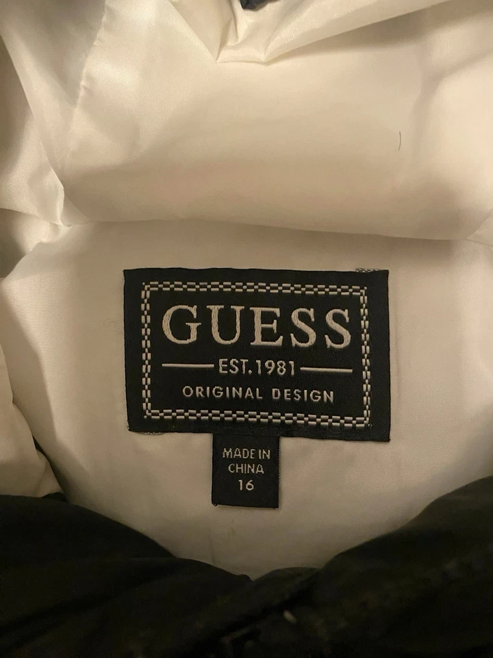 GUESS Puffer/Daunenjacke • Schwarz/Weiß • Warm & Stylisch (Unisex) - Bild 3 von 3