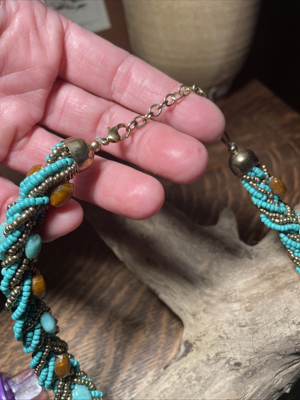 Native Inspired Chicky Turquoise Color Embellishe… - image 5