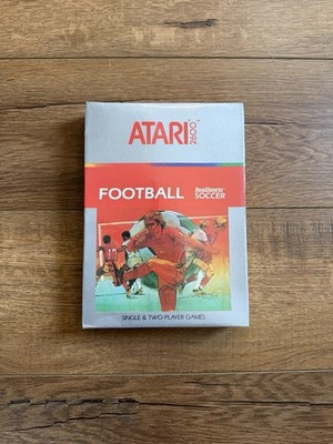 Real Sports Soccer ''Football'' Atari 2600 Amazing Condition CIB Complete in Box