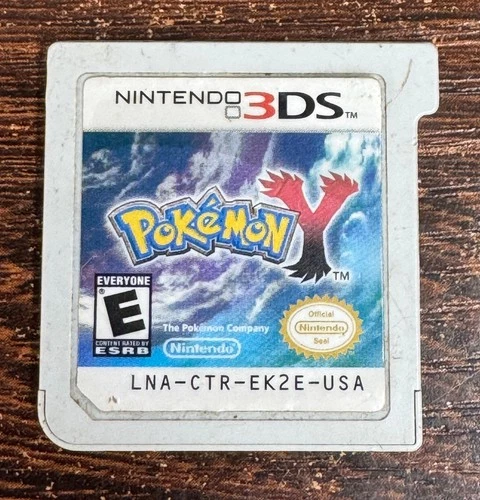 Pokemon Y (Nintendo 3DS, 2013) - Acceptable Fair Condition - Game Only
