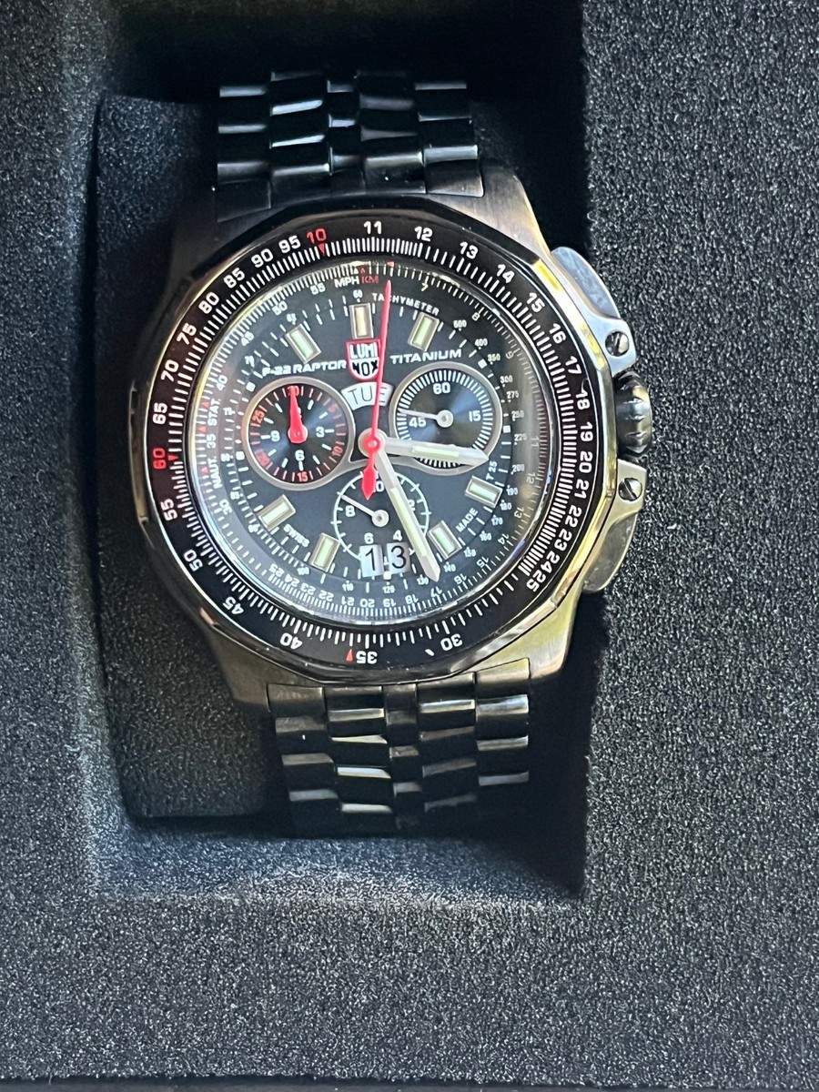 Luminox F-22 RAPTOR Titanium 9270 Series Pilot Watch 44 mm XA.9272
