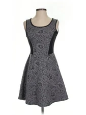 Olive and Oak Women Gray Casual Dress XS