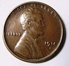 1914 S Lincoln Cent