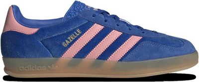 Adidas Originals Gazelle Indoor Women's Size 8.5 Sneaker Blue/Pink, IG6785