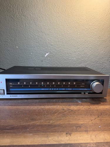 Vintage Pioneer TX-520 AM/FM Stereo Tuner Japan Fully Tested Works Mono Stereo