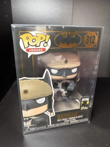 FUNKO POP HEROES 312 BATMAN RED SON FIGURE with PROTECTOR FAST SHIPPING