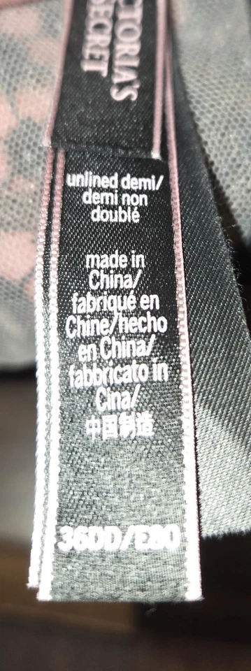 Victoria Secret Unlined Demi 36dd - Image 4 of 4