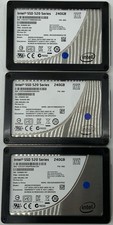 Lot of 3 Intel 520 Series SSDSC2CW240A3 240GB SATA 6Gb/s 2.5" SSD
