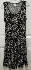 LULAROE Women's Tank Dress Fit & Flare Stretch Casual Sleeveless Pullover Medium