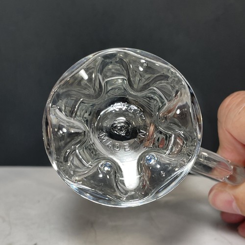 6 tazzine da caffè irlandesi vintage vetro Aderia taglio chiaro swags made in Japan alte 4,6" - Foto 8 di 13