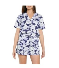 Gap Women's Lightweight Breathable Relaxed Fit 2-Piece Woven Pajama Set Large