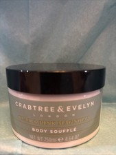 Crabtree Evelyn Magnolia Uplifting Body Souffl Pear Pink, 8.64 oz USA Made