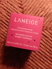 New Laneige Watermelon Pop Lip Sleeping Mask Limited Ed 0.7 oz 20 G Sold Out!!!!
