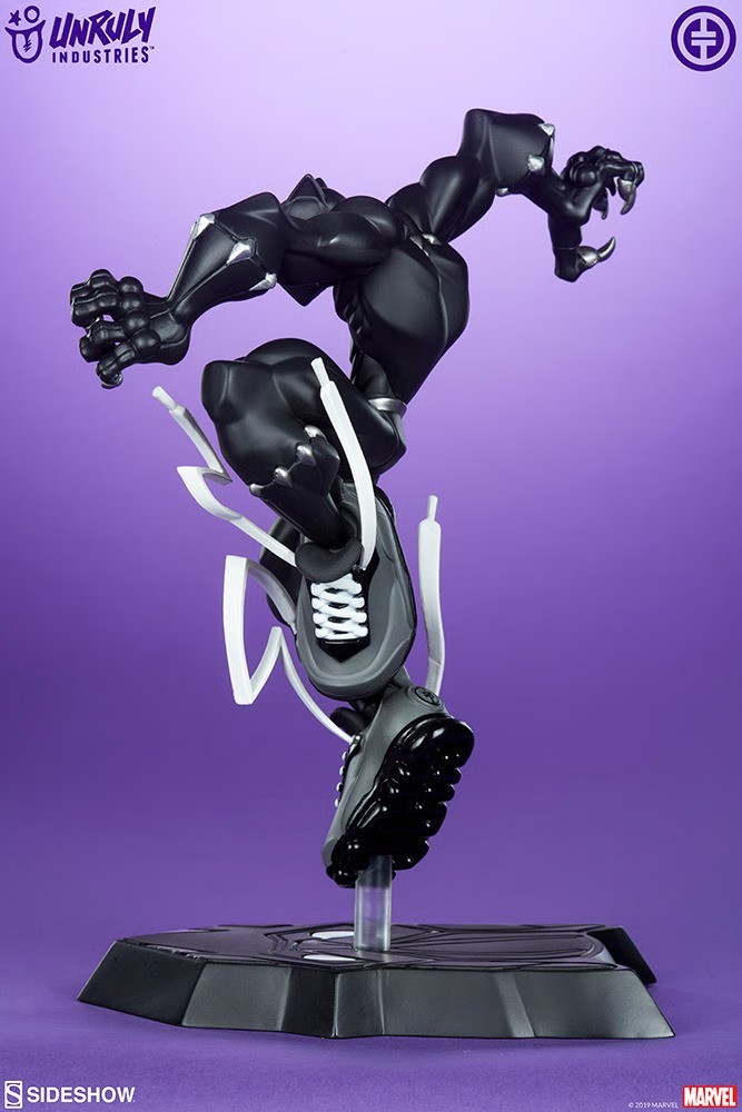 UNRULY INDUSTRIES BLACK PANTHER T'CHALLA DESIGNER STATUE BY TRACY TUBERA *NEW!* thumbnail 5