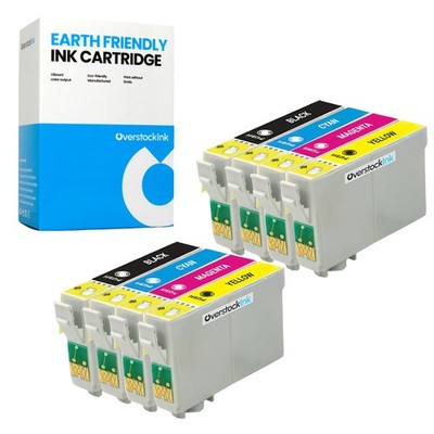 8-Pack Compatible OSI Epson T068 Cartridge for Stylus C120 NX615 Workforce 30