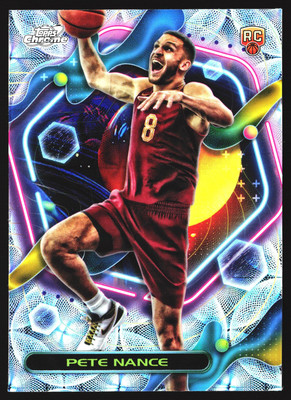 Pete Nance 2024 Topps Finest Silver Scope Cleveland Cavaliers NBA Card No.200