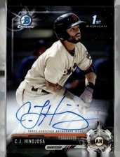 2017 BOWMAN CHROME 1ST PROSPECT AUTO C.J. HINOJOSA GIANTS