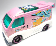 2025 HOT WHEELS HW ART CARS KEI SWAP MATT GABE! W PINK 1:64 DIECAST 2 3/8" VAN