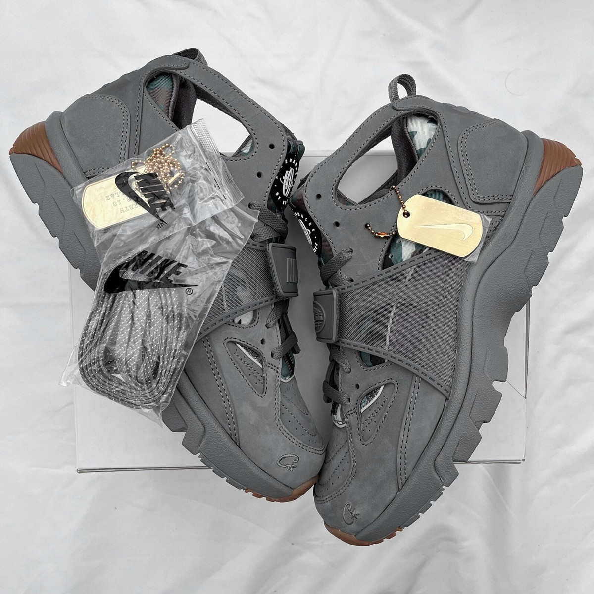 2024 Corteiz Crtz Nike Air Max Huarache Gully Grey Camo UK