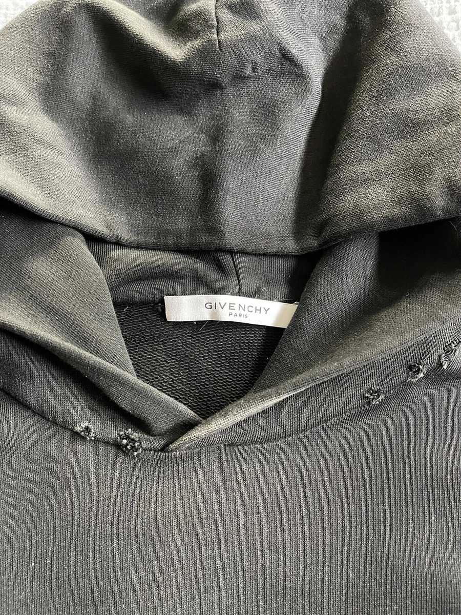 Givenchy hotsell distressed hoodie