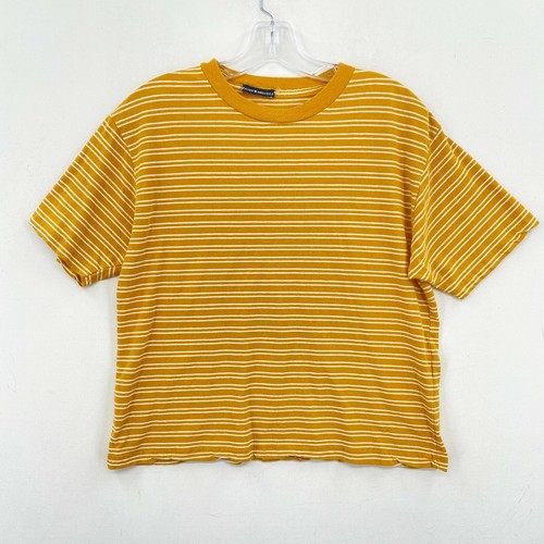 Mustard Yellow White Striped Italy 