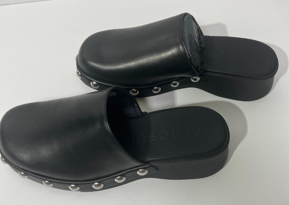 Aerosoles Women's 8M Faye Leather Grommet Detail Slip On