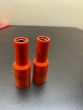 Lot of 2 APEX 10mm Insulated Electrical Socket 6 Point Double Hex NC-10MM55-D