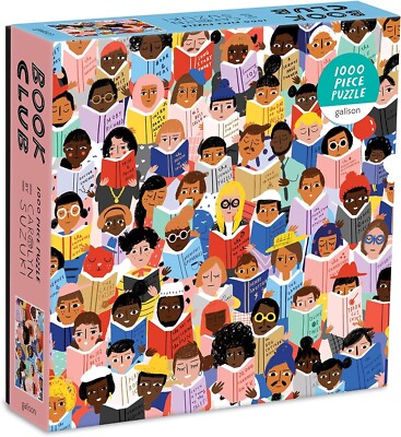 NEU BOX Galison Book Club 1000-teiliges PUZZLE
