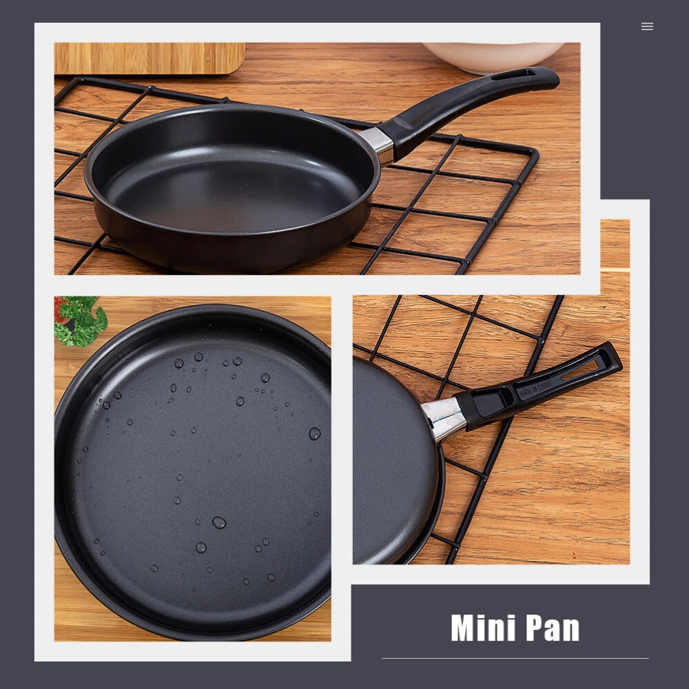 Rounded Non- Stick Pan Egg Cooker Pan Induction Skillet Fry Pan Oven Steak Pan