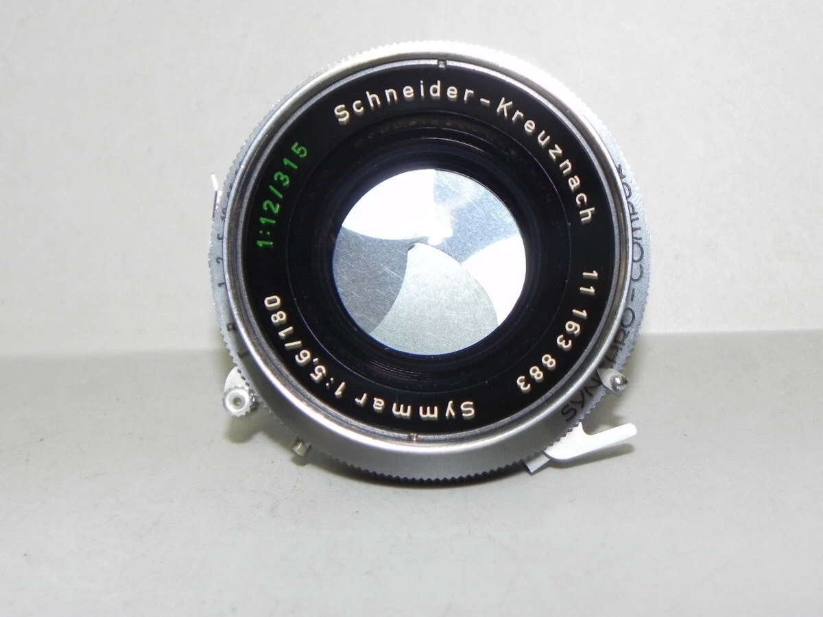 Schneider-Kreuznach symmar 180mm/f5.6 lens (used)