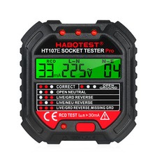 HABOTEST HT107D Tester Presa Digitale Breaker Finder 90 - Display X7J7