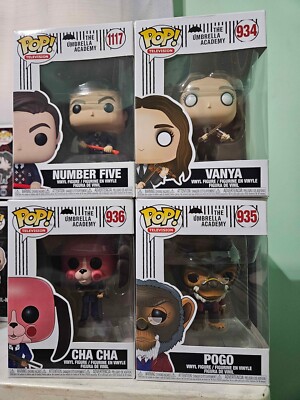 the umbrella academy funko pops set