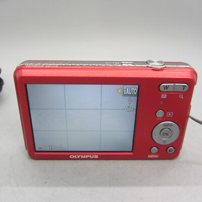 Olympus Digital Camera VG-110 12.0MP Red Tested | eBay