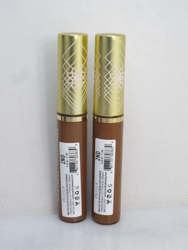 PACIFICA 液体盖全覆盖持久 CONCEALER 2ND 0.26 盎司 2 件装 — 第 2/2 张图片