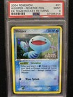 2004 Pokemon EX Team Rocket Returns Wooper Reverse Foil 81/109 PSA 9 Mint