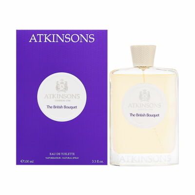 The British Bouquet by Atkinsons for Unisex 3.3 oz EDT Spray Brand New