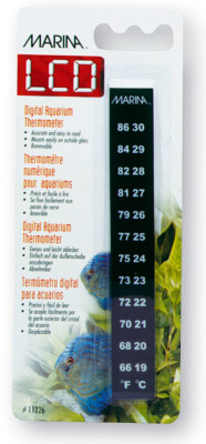 Marina Minerva LCD Digitalthermometer - Klebestreifen Thermometer