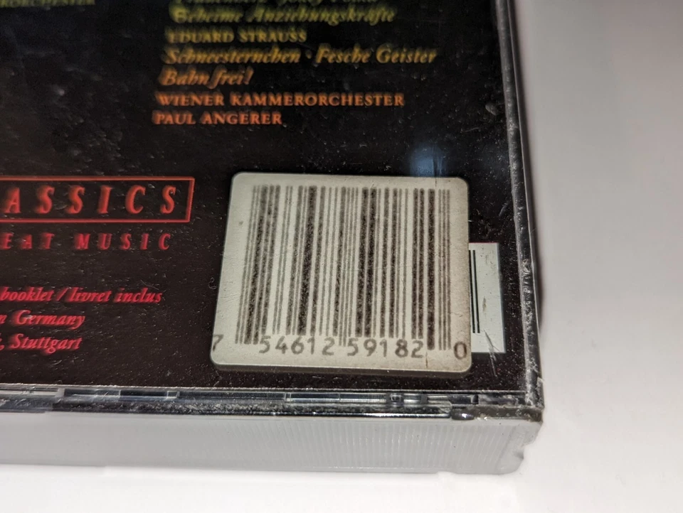 *NEW/SEALED* Strauss Familie Art of Classics 3-Disc CD Box Set 1991 Intercord - Image 3 of 3