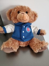 Chicago Cubs Teddy Bear plush forever collectibles 10" Stuffed Animal MLB AS IS
