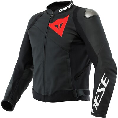 Dainese Motorrad Jacke Sportiva 54 Herren Lederjacke kurze