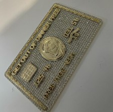 4.50Ct Round Cut Tester Moissanite Men's Customized Pendant 925 Sterling Silver