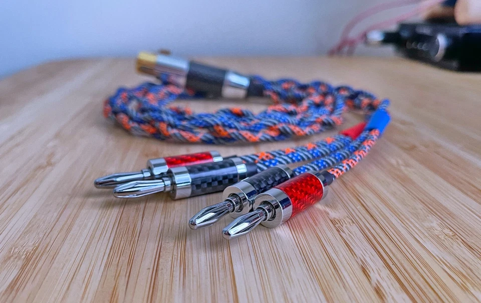 Adaptador hembra 6N UP-OCC cobre 16 núcleos banana telurio cobre a 4 pines XLR Foto 4 de 4